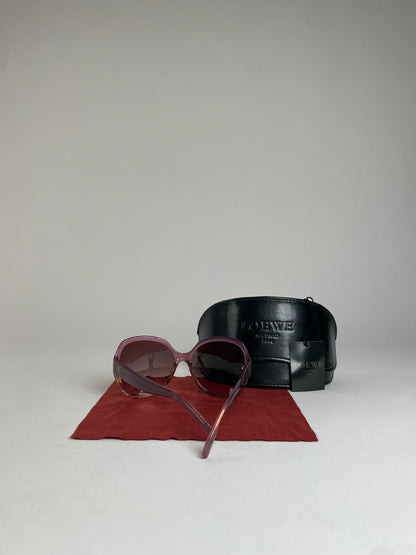 Vintage Loewe Madrid Oversized Sunglasses Purple