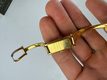 Vintage Gucci Horsebit Quartz Watch Gold Plated