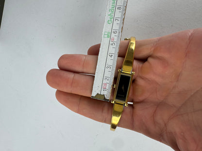 Vintage Gucci Horsebit Quartz Watch Gold Plated