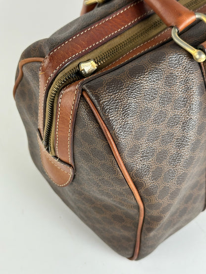 Sac Boston vintage Céline Paris Mini marron