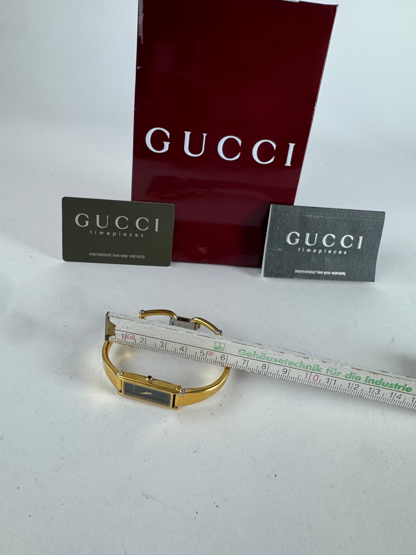 Vintage Gucci Horsebit Quartz Watch Gold Plated