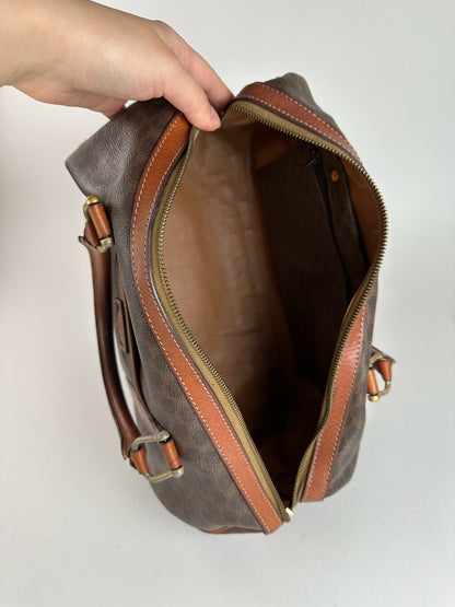 Sac Boston vintage Céline Paris Mini marron