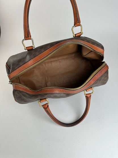 Sac Boston vintage Céline Paris Mini marron