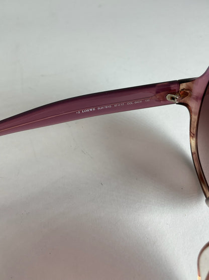 Vintage Loewe Madrid Oversized Sunglasses Purple