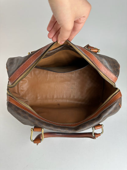 Sac Boston vintage Céline Paris Mini marron