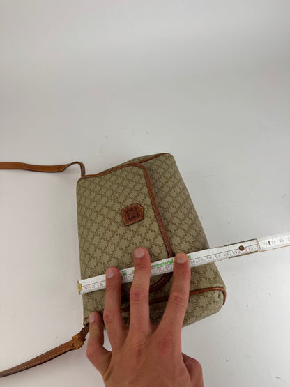 Sac bandoulière vintage Céline Triomphe Monogram beige