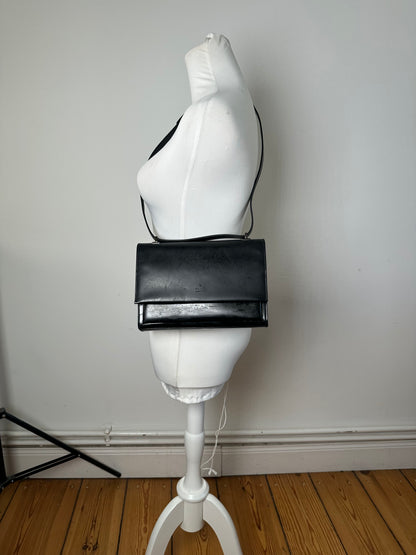 Gucci Black Leather Shoulder Bag