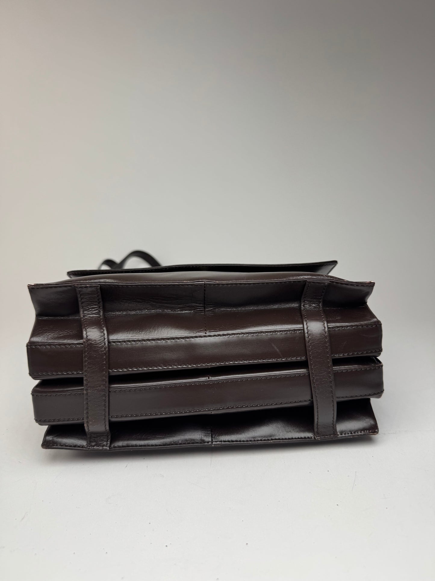 Vintage Loewe Madrid Leather bag brown