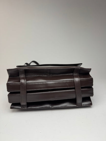 Vintage Loewe Madrid Leather bag brown