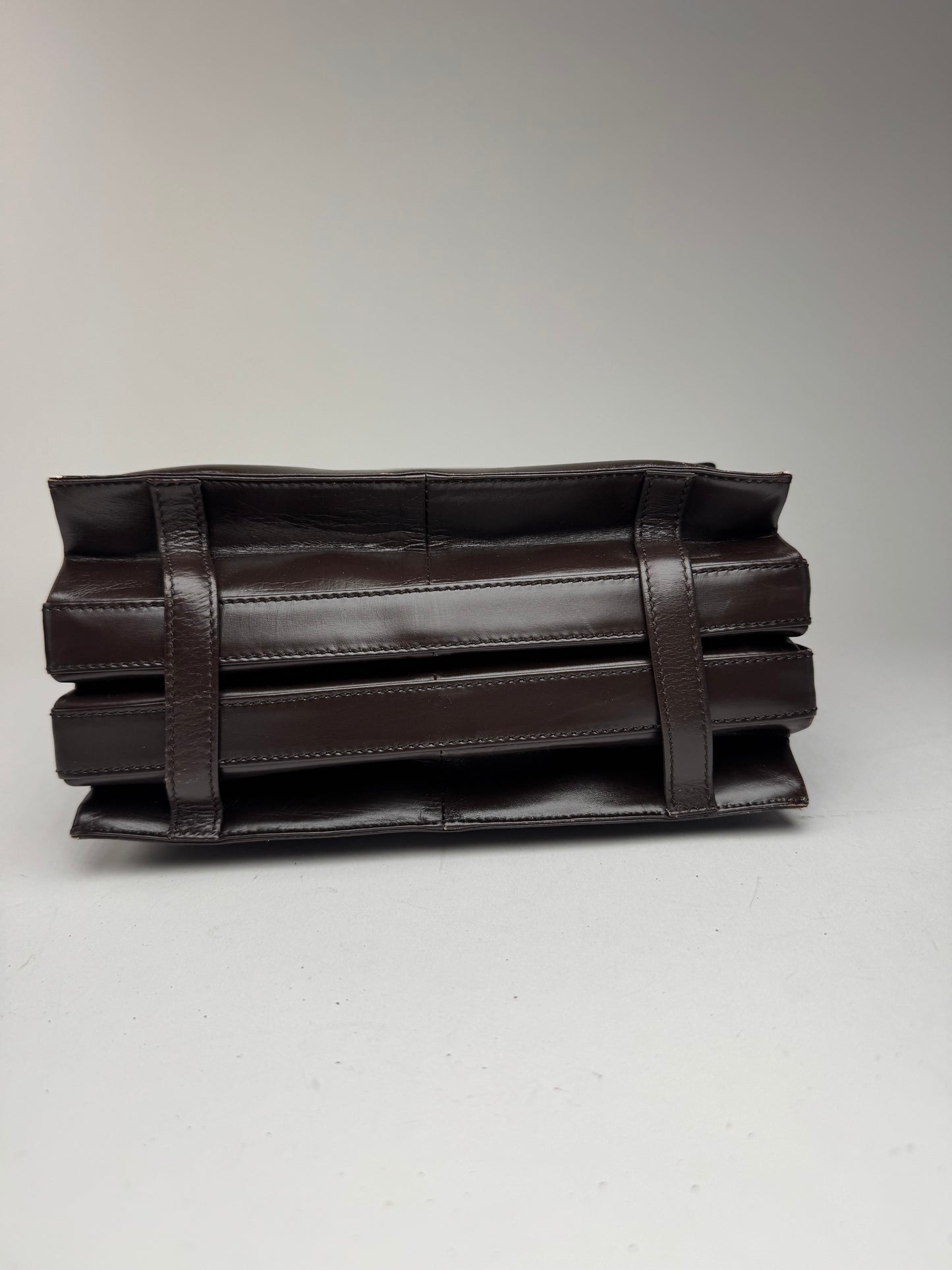 Vintage Loewe Madrid Leather bag brown