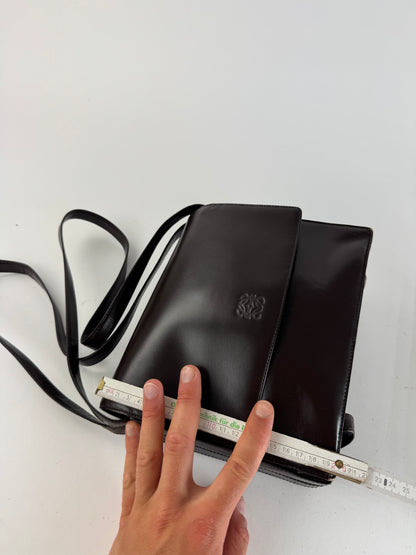 Vintage Loewe Madrid Leather bag brown