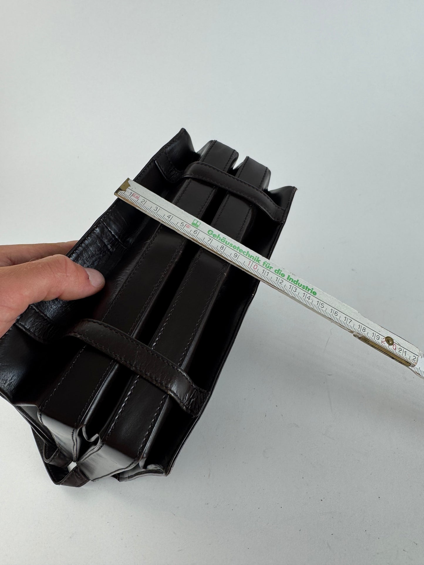 Vintage Loewe Madrid Leather bag brown