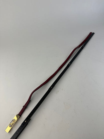 Vintage Celine Leather Belt Burgundy