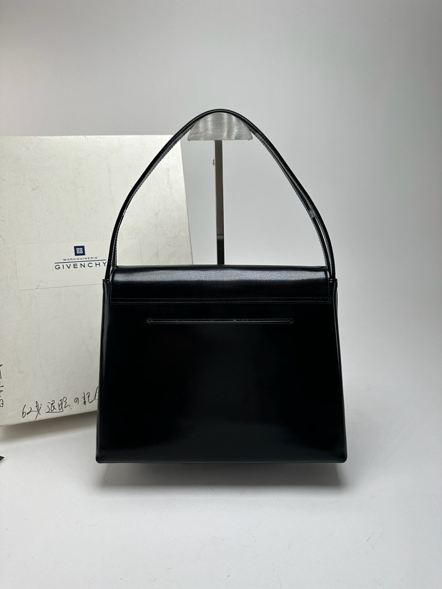 Vintage Givenchy Patent Leather 4G bag black