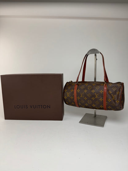 Sac vintage en cuir Louis Vuitton Monogram marron