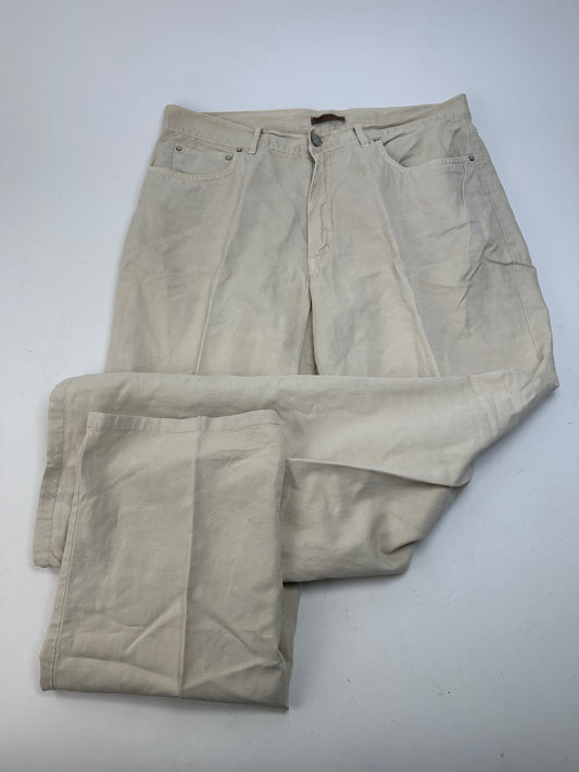 Vintage Loewe Cotton Pants Beige