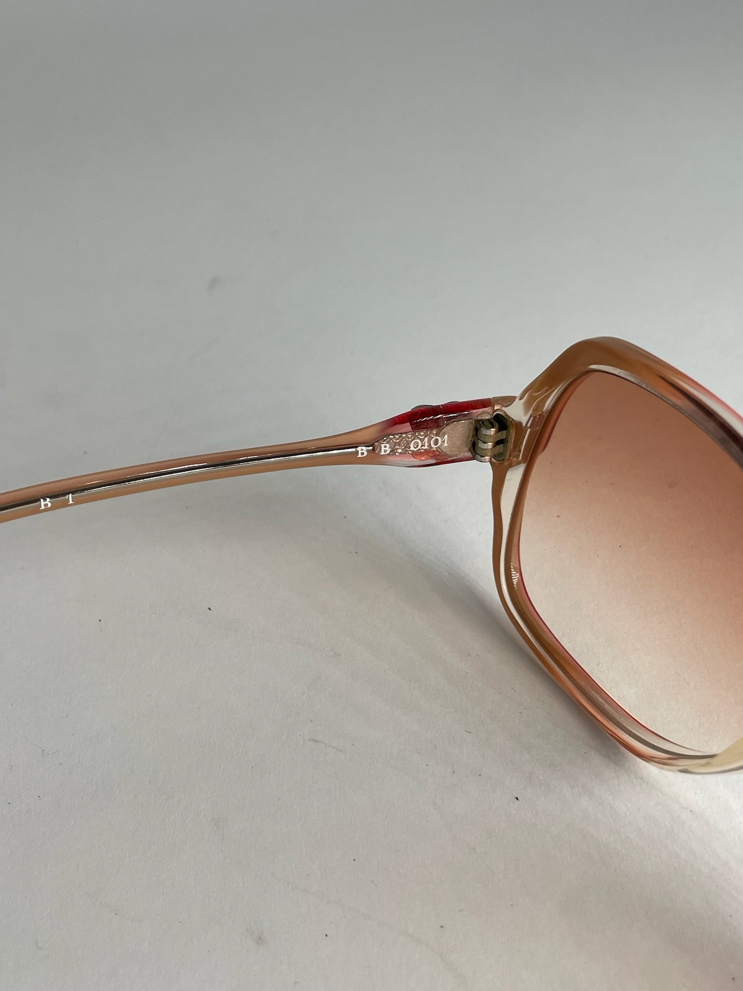 Vintage Balenciaga Oversized Sunglasses Red