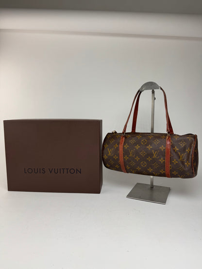 Sac vintage en cuir Louis Vuitton Monogram marron