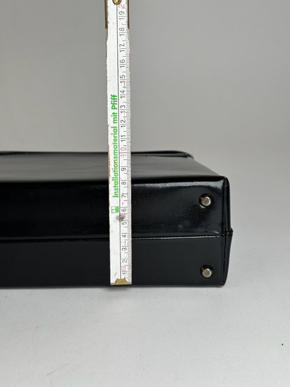 Vintage Givenchy Patent Leather 4G bag black