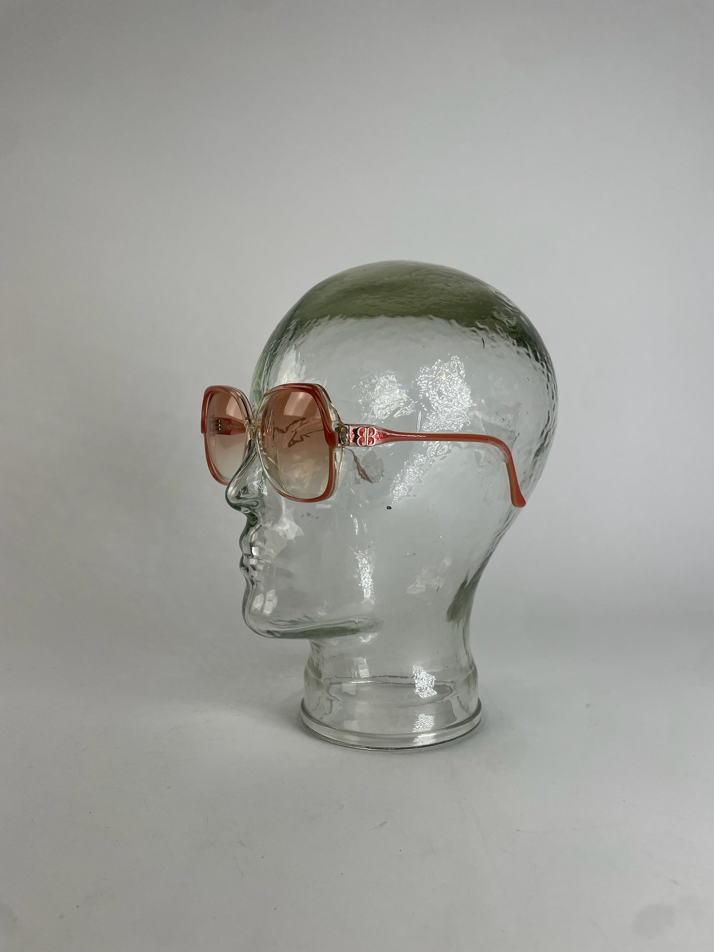 Vintage Balenciaga Oversized Sunglasses Red