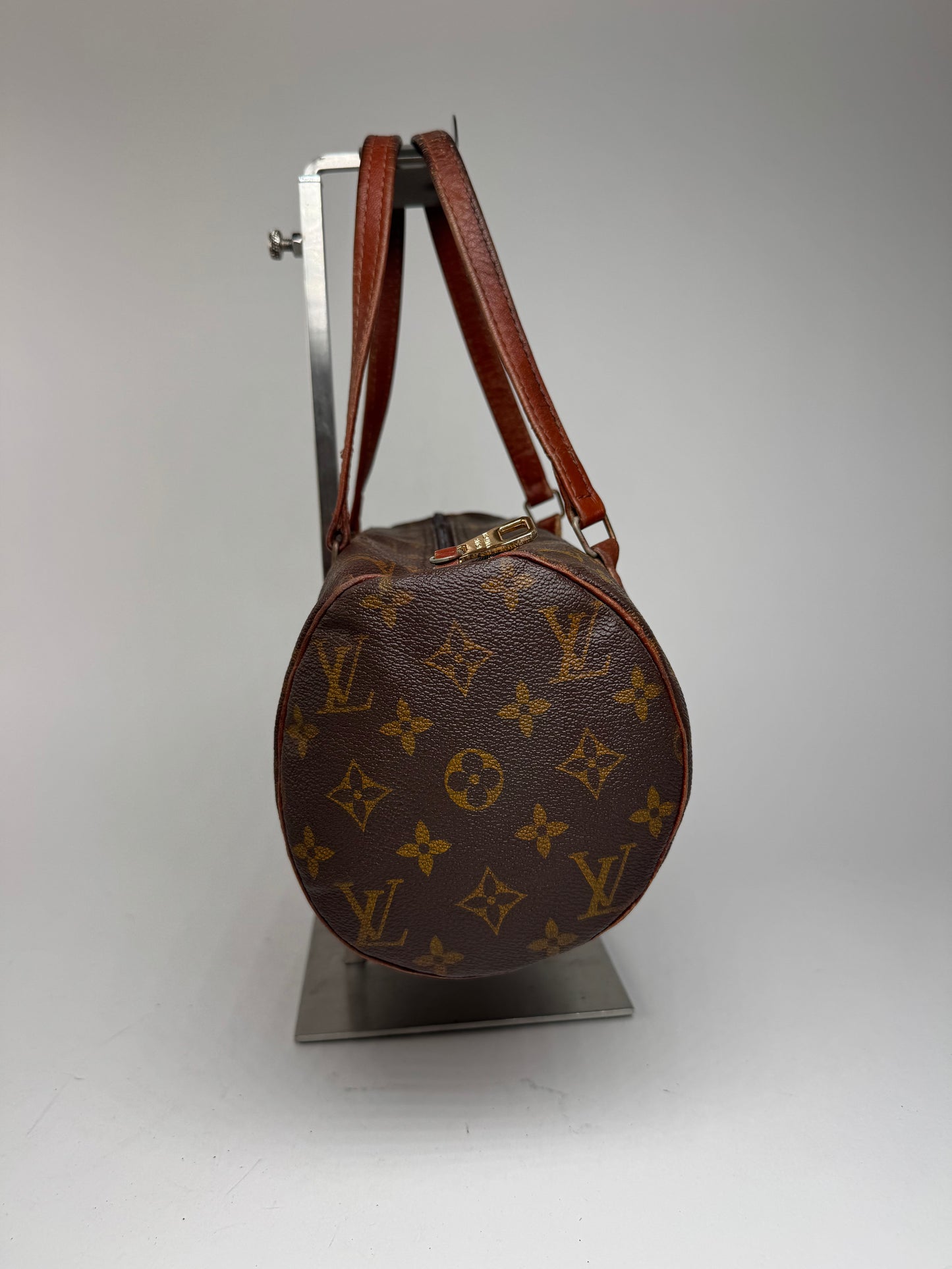 Sac vintage en cuir Louis Vuitton Monogram marron