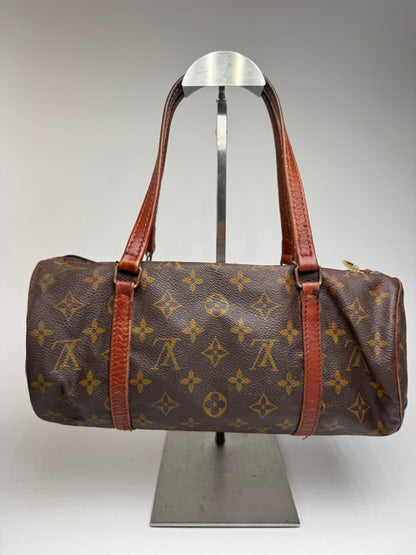 Sac vintage en cuir Louis Vuitton Monogram marron
