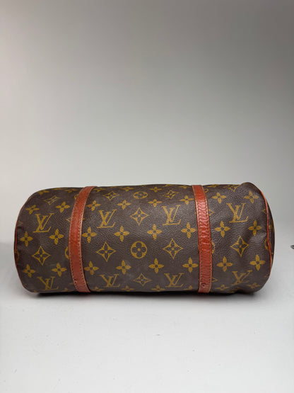 Sac vintage en cuir Louis Vuitton Monogram marron