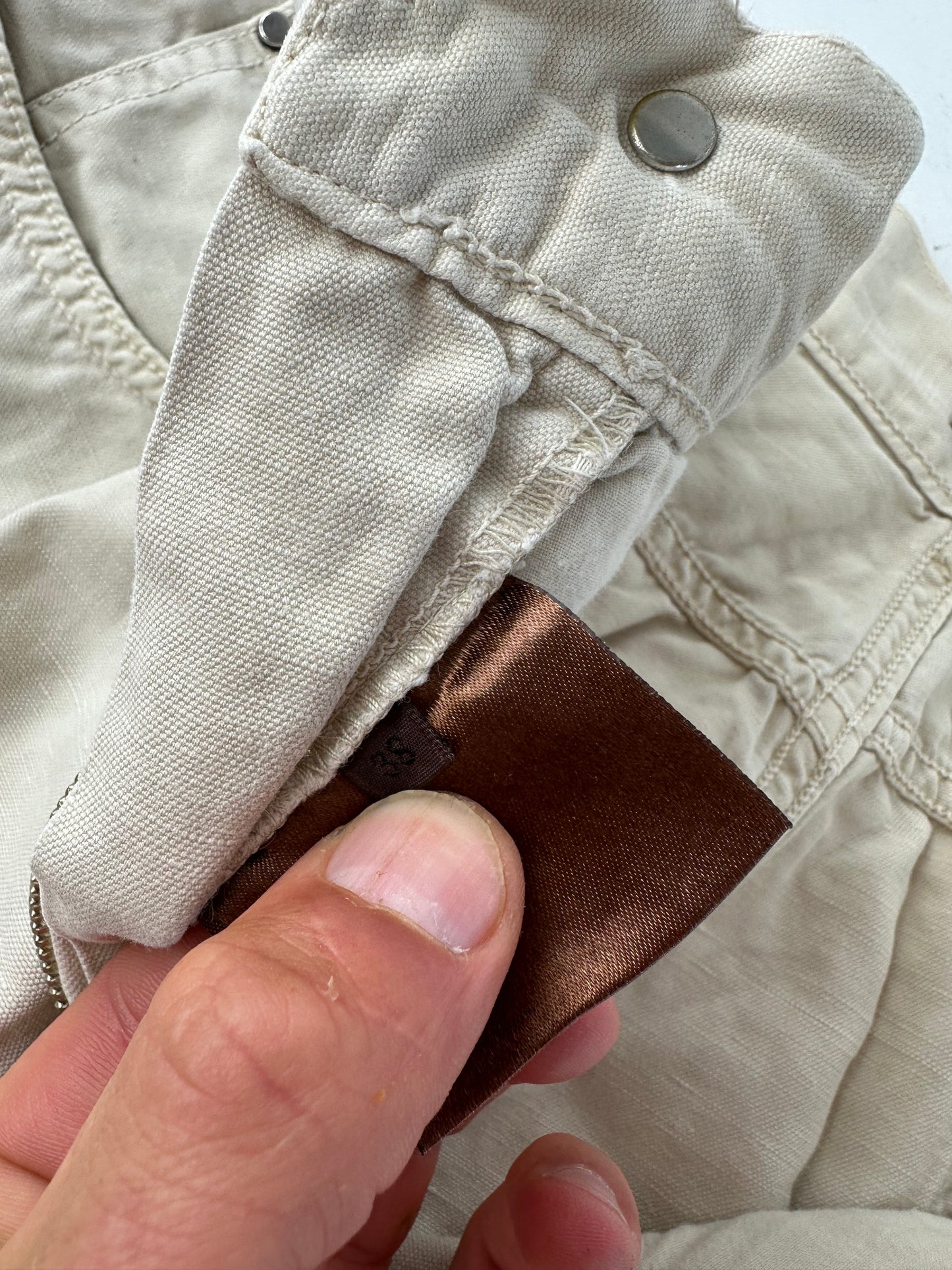 Vintage Loewe Cotton Pants Beige