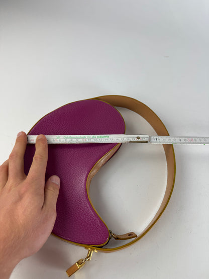 Vintage Etro Abstract Handbag Purple Brown