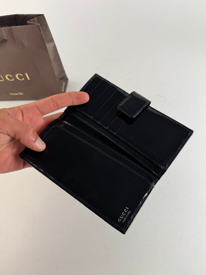 Vintage Gucci Patent Leather Wallet black