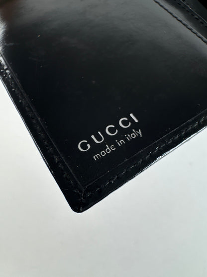 Vintage Gucci Patent Leather Wallet black