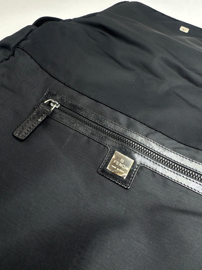 Vintage Fendi 2 Way Polyester Bag black