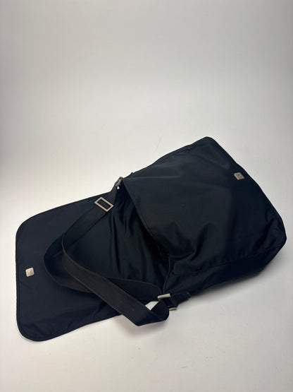 Vintage Fendi 2 Way Polyester Bag black