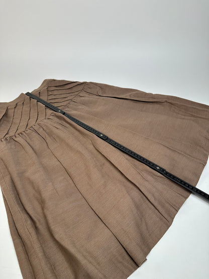 Vintage Dior Wool Skirt Brown M