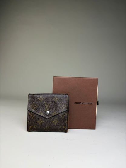 Vintage Louis Vuitton Monogram Canvas Bifold Wallet Brown