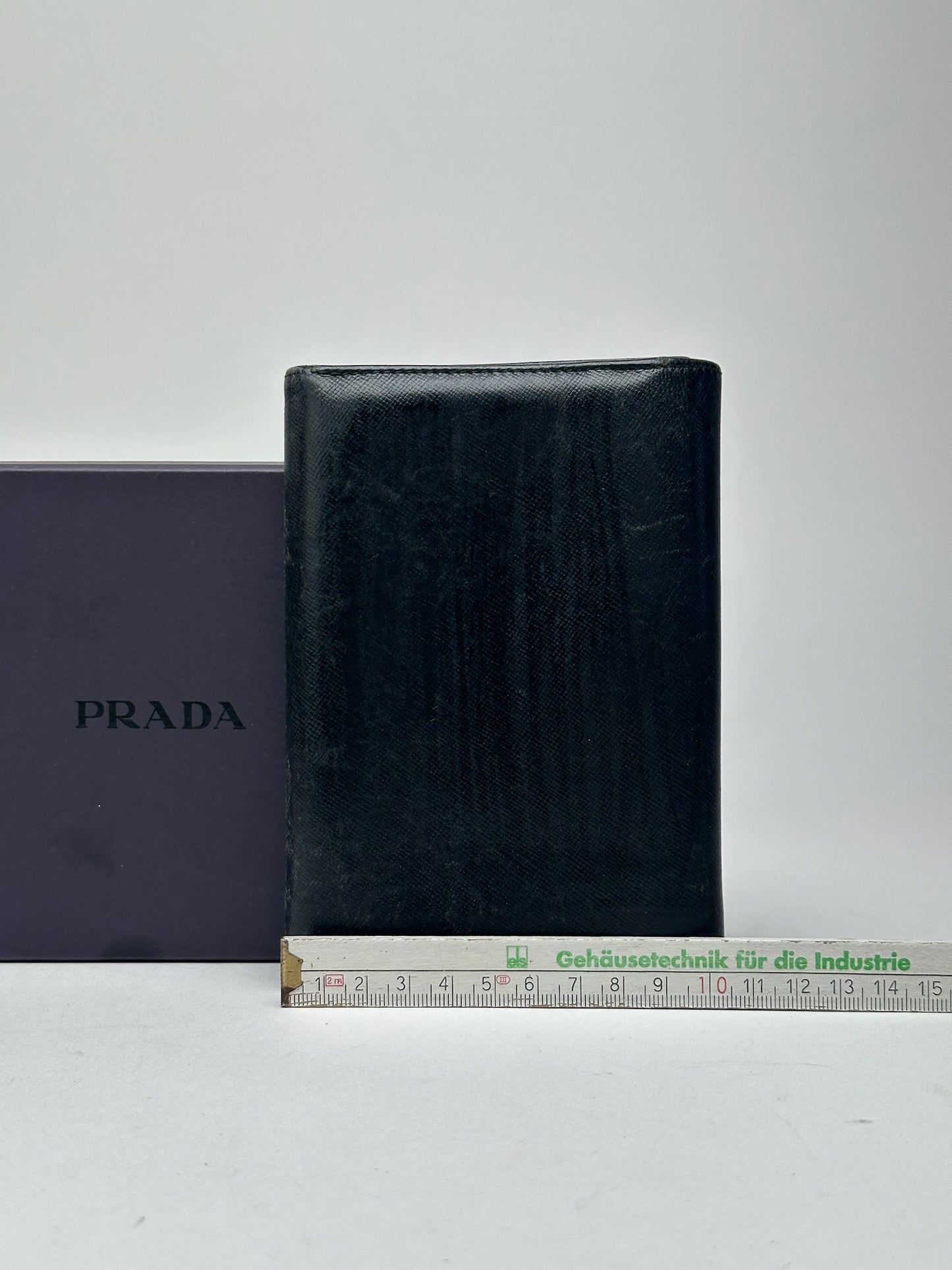 Vintage Prada Leather Wallet Black