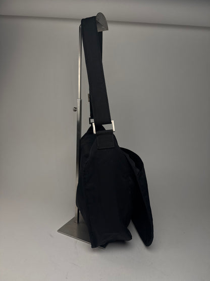 Vintage Fendi 2 Way Polyester Bag black