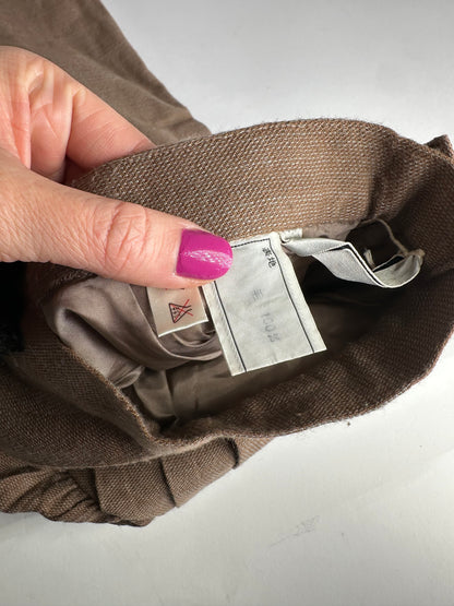 Vintage Dior Wool Skirt Brown M