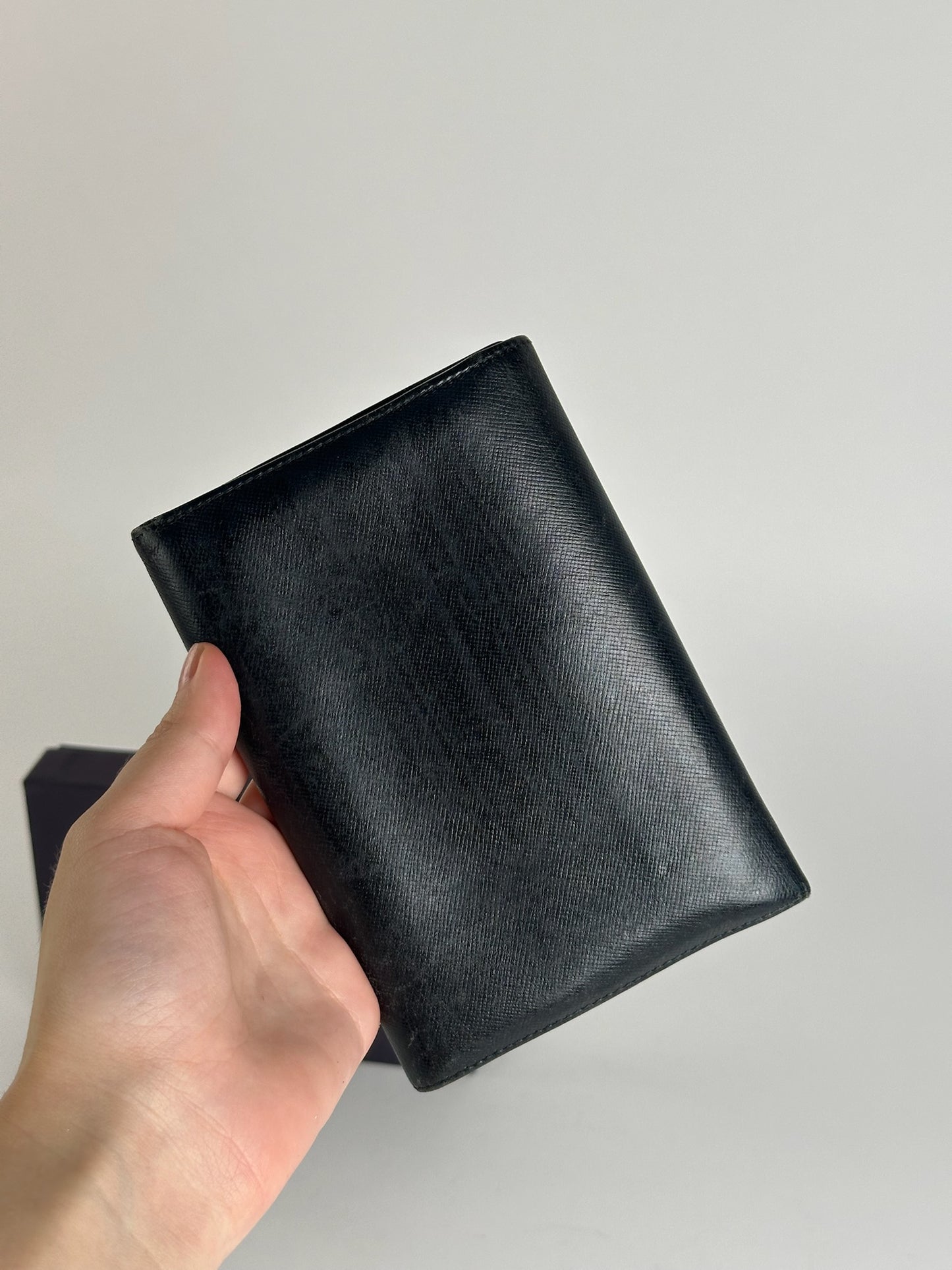 Vintage Prada Leather Wallet Black