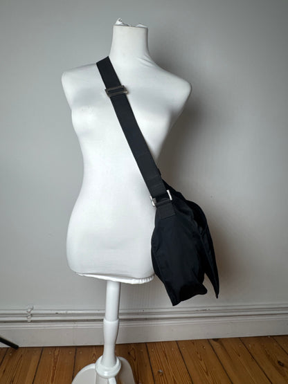 Vintage Fendi 2 Way Polyester Bag black