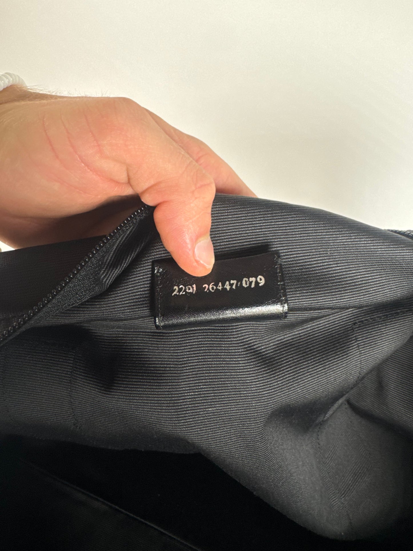 Vintage Fendi Polyester 2Way Duffel Bag Black