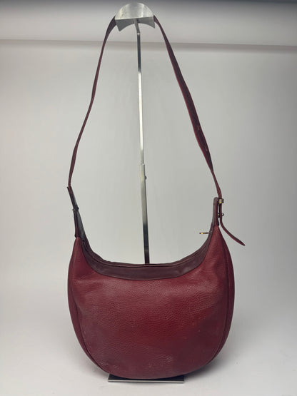 Vintage Cartier Leather shoulder bag burgundy
