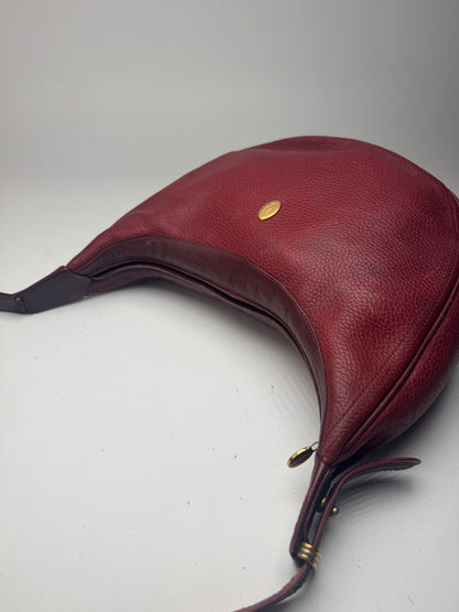Vintage Cartier Leather shoulder bag burgundy