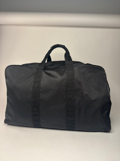 Vintage Fendi Polyester 2Way Duffel Bag Black