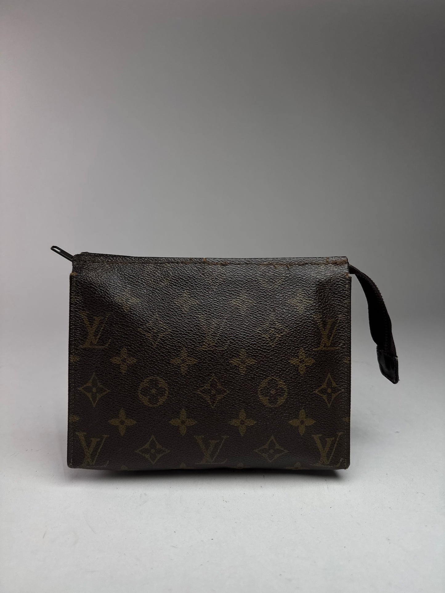 Vintage Louis Vuitton Monogram Leather Clutch brown