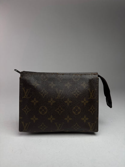 Vintage Louis Vuitton Monogram Leather Clutch brown