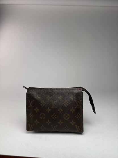 Vintage Louis Vuitton Monogram Leather Clutch brown