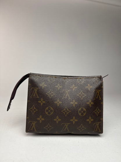 Vintage Louis Vuitton Monogram Leather Clutch brown