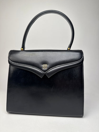 Vintage Givenchy Leather Handbag Black