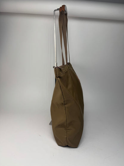 Vintage Courreges Khaki Polyester Tote Bag